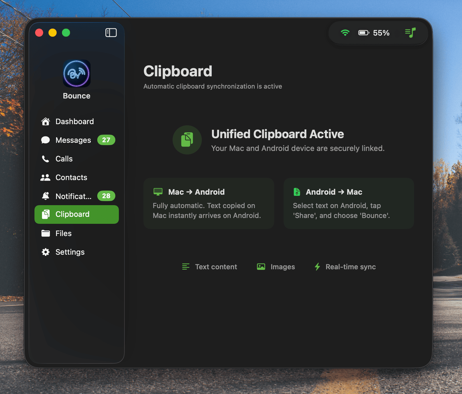 Connect Android to Mac & Mac to Android | Bounce Connect